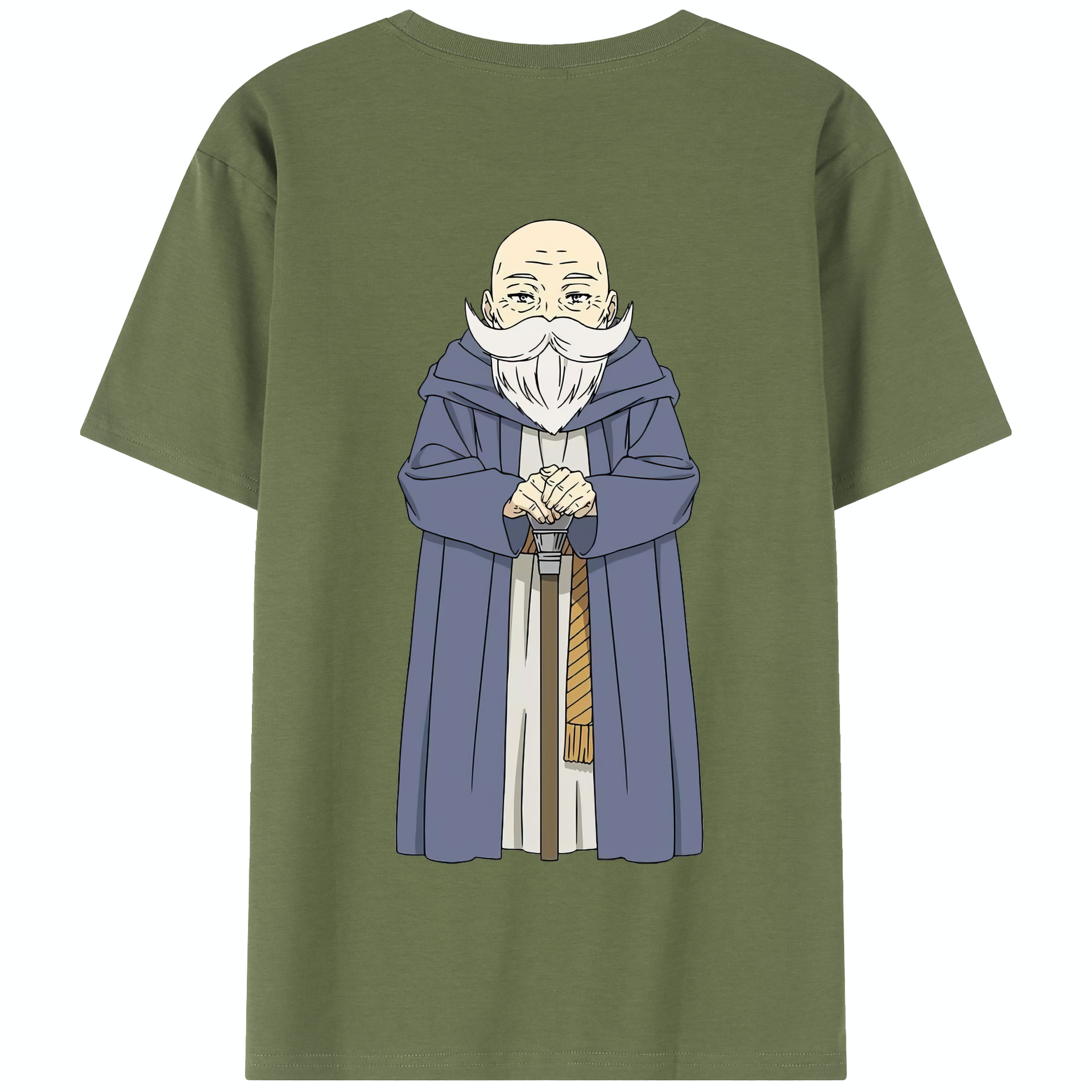 （画像用） 葬送のフリーレン Frieren 綿100％半袖Tシャツ（背面プリント）